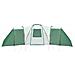 Tenda da Campeggio a Cupola per 12 Persone Verde Impermeabile - Foto miniatura 5
