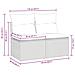 Set Divano Giardino 2 pz con Cuscini Grigio Polyrattan Acacia - Foto miniatura 6