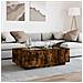 Tavolino da Salotto con LED Infinity Rovere Fumo 116x69x40 cm - Foto miniatura 4