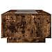 Tavolino da Salotto con LED Infinity Rovere Fumo 116x69x40 cm - Foto miniatura 7