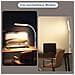 Lampada Da Tavolo A Led Dimmerabile - Lampada A Morsetto Illuminante Da 11 W Per Ufficio E Soggiorno - Foto miniatura 6