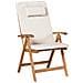 Set Da Pranzo Da Giardino 6 Posti Java Premium Legno D \'acacia Beige Chiaro - Foto miniatura 3