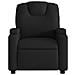 Poltrona reclinabile massaggiante in tessuto nero - Foto miniatura 7