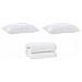 Piumone Altro con cuscino 3 pcs Bianco 200 x 200 cm Microfibra - Foto miniatura 1