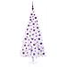 Albero di Natale artificiale Bianco 180 cm PVC e Acciaio - Foto miniatura 3