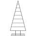 Albero di Natale Decorativo in Metallo Nero 180 cm - Foto miniatura 3