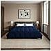 Piumone Completo Annuale Blu Scuro 200 x 200 cm Microfibra - Foto miniatura 2