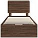 Struttura del letto con cassetto Rovere Marrone 100 x 200 cm - Foto miniatura 8