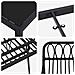 Set da Pranzo per Giardino 9 pcs Nero - Foto miniatura 6