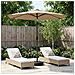 Parasol da Giardino con Luci LED 270 x 270 cm Poliestere - Foto miniatura 4