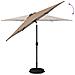 Parasol da Giardino con Luci LED 270 x 270 cm Poliestere - Foto miniatura 5