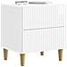 Armadio da Notte 2 pcs Bianco Lucido 43 x 34,5 x 48 cm - Foto miniatura 2