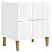 Armadio da Notte 2 pcs Bianco Lucido 43 x 34,5 x 48 cm - Foto miniatura 3