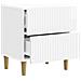 Armadio da Notte 2 pcs Bianco Lucido 43 x 34,5 x 48 cm - Foto miniatura 4