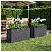 Vaso da giardino 2 pz Antracite 100 x 20 x 49 cm - Foto miniatura 2
