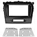 Mascherina Adattatore Autoradio 03708 Con Foro 2din Nero Lucido Suzuki Vitara Dal 2015 - Foto miniatura 1