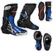 Stivali Omologati Ce Moto Quad Motocross Touring Sport Blu 41 - Foto miniatura 1