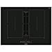 Piano Cottura ED711FQ15E a Induzione 4 Zone Cottura da 71 cm Cappa Aspirante Colore Nero - Foto miniatura 1