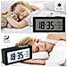 Sveglia Digitale, Sveglie Da Comodino Elettronica Grande Lcd Display Data Temperatura Orologio Funzione Snooze Luce Notturna Allarme Forte Silenziosa Per Bambini - Foto miniatura 4