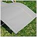 Set 2 Sdraio a Dondolo con Poggiatesta 62x158x86 cm Grigio - Foto miniatura 4