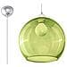 Ball - Lampadario A Sospensione In Vetro, Colore: Verde Cromato - Foto miniatura 1