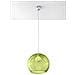 Ball - Lampadario A Sospensione In Vetro, Colore: Verde Cromato - Foto miniatura 3