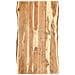 Piano del Tavolo in Legno Massello di Acacia 118x (50-60) x3,8 cm - Foto miniatura 1