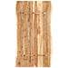 Piano del Tavolo in Legno Massello di Acacia 118x (50-60) x3,8 cm - Foto miniatura 2