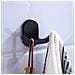 Telo Da Bagno Ganci Matt Black In Ottone Massiccio Bagno Accappatoio O Porta Ganci Per Montaggio A Parete Vite In Gruccia 7113b - Foto miniatura 3