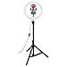 Treppiedi Professionale Celly Con Ring Light E Telecomando Multifunzione - Foto miniatura 13