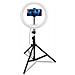 Treppiedi Professionale Celly Con Ring Light E Telecomando Multifunzione - Foto miniatura 4