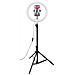Treppiedi Professionale Celly Con Ring Light E Telecomando Multifunzione - Foto miniatura 7