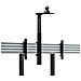 BT8520 supporto da tavolo per Tv a schermo piatto 96,5 cm (38") Pavimento Nero - Foto miniatura 3