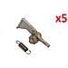5xupper Picker Finger W/spring Mp9001,7000,8000#ae04-4060 - Foto miniatura 1