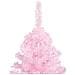 Set Albero Natale Artificiale con LED Palline Rosa 150 cm PVC - Foto miniatura 3