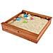 Sandbox Legno Quadrato - Foto miniatura 1