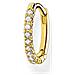 Cr659-414-14 - Orecchini A Cerchio Da Donna, In Argento Sterling 925, Con Chiusura A Clip, 1,30 Cm - Foto miniatura 1