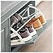 Serie Bianche Di Scarpiere Moderne Grigio 104x24x52cm 2 Ante 1 Cuscino Fsr64-hg - Foto miniatura 3