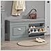 Serie Bianche Di Scarpiere Moderne Grigio 104x24x52cm 2 Ante 1 Cuscino Fsr64-hg - Foto miniatura 5