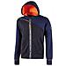 Felpa Full Zip + Cappuccio Jupiter U-power - Foto miniatura 3