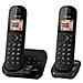 Telefono Cordless Panasonic Con Ab Kx-tgc422gb Duo - Nero - Foto miniatura 2