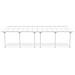Pergola Addossata/posto Auto Coperto 27m² Kleo 900l300 Alluminio Bianco - Foto miniatura 4