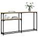 Tavolino Consolle Rovere Sonoma 145x22,5x75cm Legno Multistrato - Foto miniatura 3