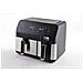 Friggitrice ad Aria Eldorada Dual ARFRYA03D Capacità 9 Litri 1700 Watt Colore Nero / Acciaio Inossidabile - Foto miniatura 3