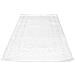 Tappeto Casa Bagno Cucina Cotone Tinta Unita Disegno Annette Colore Bianco 120x180 Bianco - Foto miniatura 1
