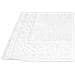 Tappeto Casa Bagno Cucina Cotone Tinta Unita Disegno Annette Colore Bianco 120x180 Bianco - Foto miniatura 2