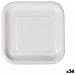 Set Di Piatti Algon Monouso Bianco Cartone Quadrato 20 Cm (36 Unità) - Foto miniatura 1