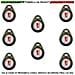 Tag Rfid Otto Trasponder Di Prossimità Alta Sicurezza Codice Base Univoco Em-4100 Frequenza Di Lavoro 125 Kh - Foto miniatura 1