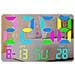 Orologio Digitale Con Display Led Rgb Black - Foto miniatura 1