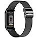 Cinturino In Acciaio Inossidabile Per Fitbit Charge5/6 Black - Foto miniatura 2